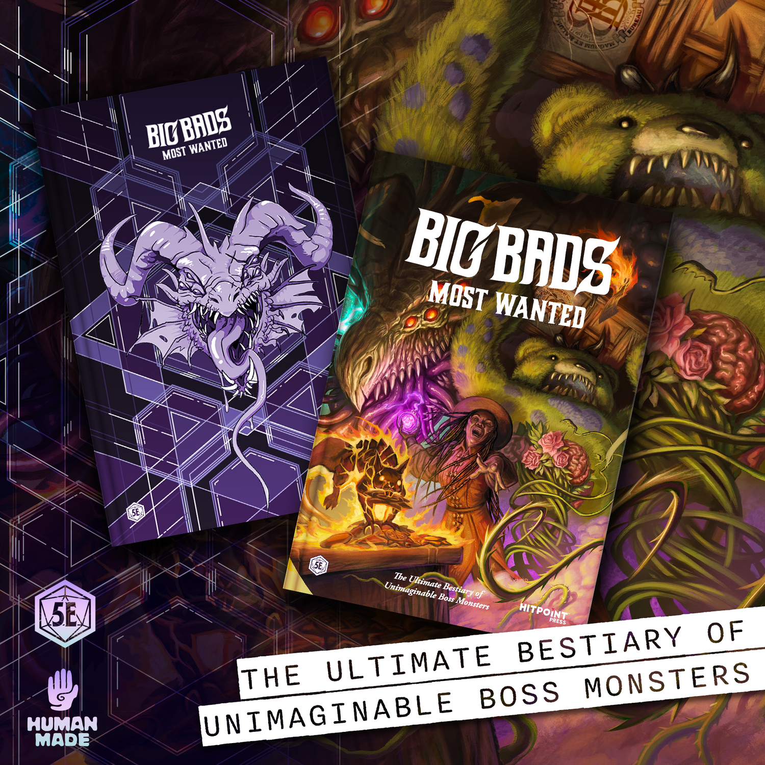 Villains fight back on the cover of BIG BADS: Most Wanted