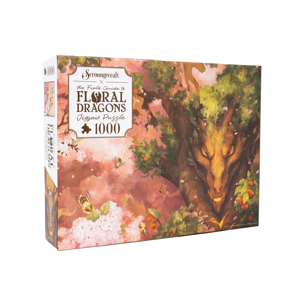 Puzzle box featuring the cover artwork from Floral Dragons.